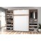 Bestar Cielo 119W Full Murphy Bed with 2 Shelving Units (118W), Rustic Brown & White 80894-000009 - alternate 3